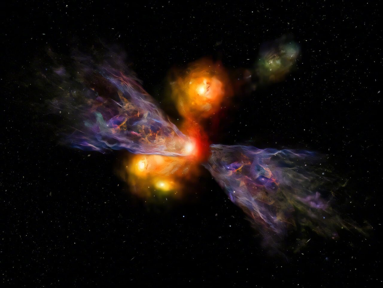 宇宙只有10亿岁的时候，就已经有一批星系死掉了。天文学家说的“死”，指的是星系不
