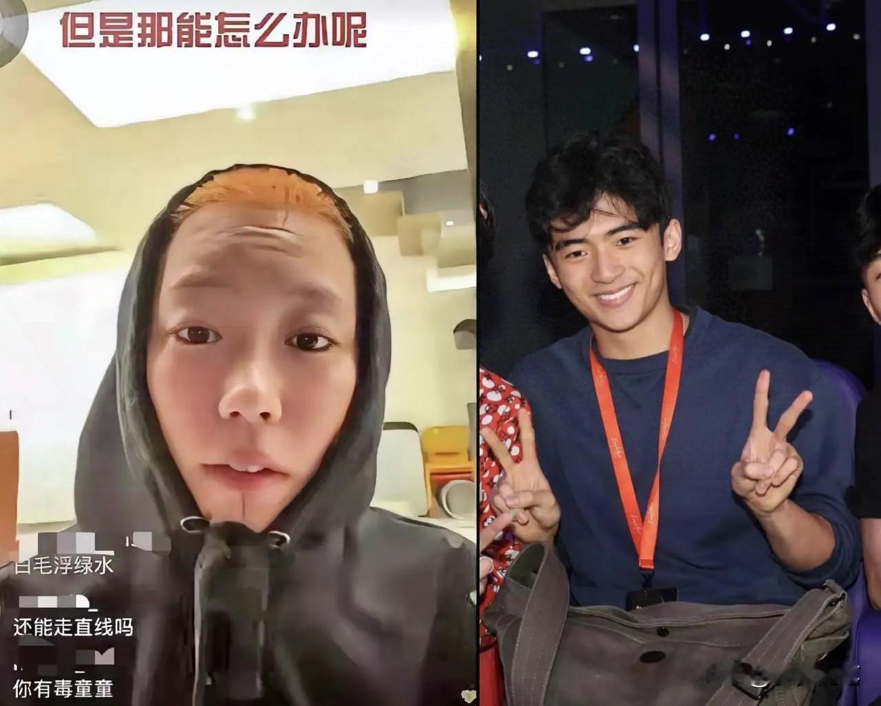如果这是张柏芝的孩子，她早就一巴掌扇过去了吧！最近窦靖童直播间一露面，让人