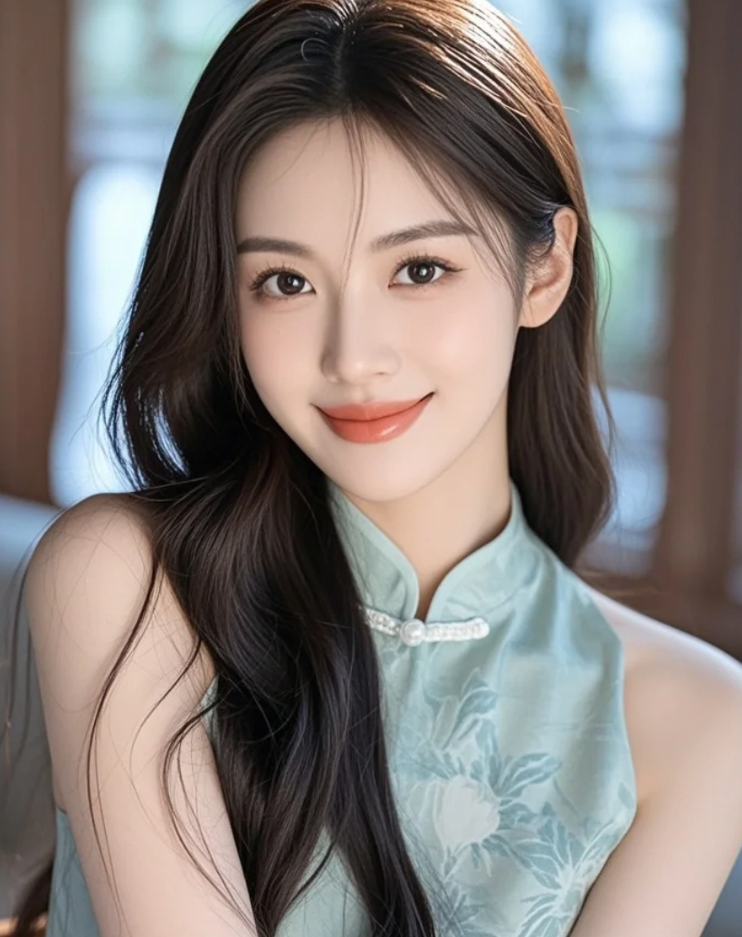 一袭紧身旗袍，勾勒出完美的身材曲线，你喜欢这种风格吗？