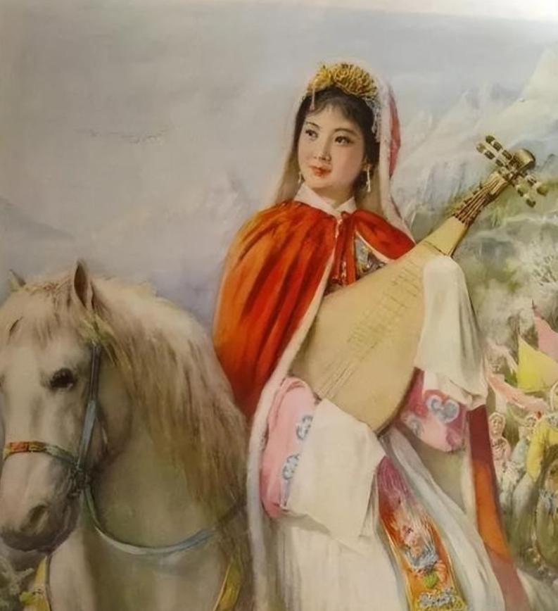 王昭君23岁时，丈夫刚去世，继子就冲进帐篷一把搂住她！王昭君瑟瑟发抖，给了他一巴