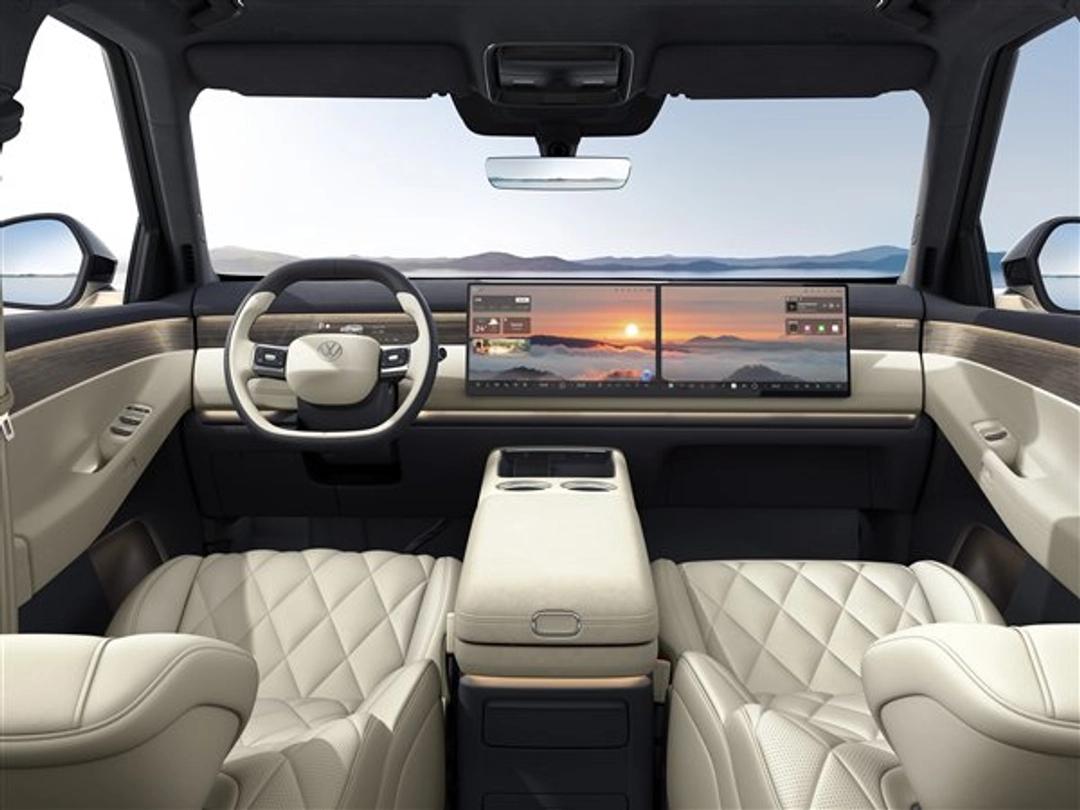 上汽大众这回算是想通了。刚发布的ID.ERA9X内饰官图，我一看，嚯，这
