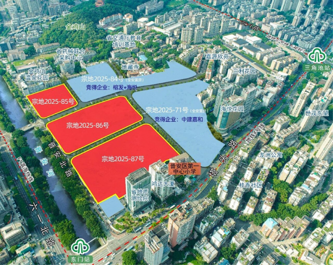 琯尾街周边旧改地块全部落定 福州2025最后的土拍揽金43亿