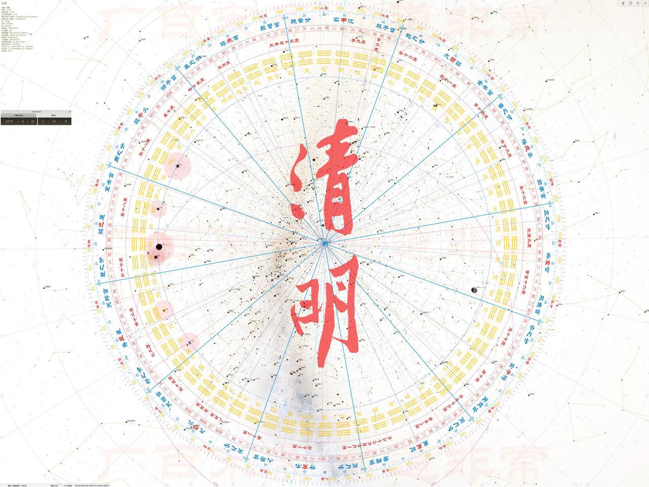 公元前10773年6月25日清明，小彗星撞地球，人类文明几乎遭遇灭顶之灾。大量