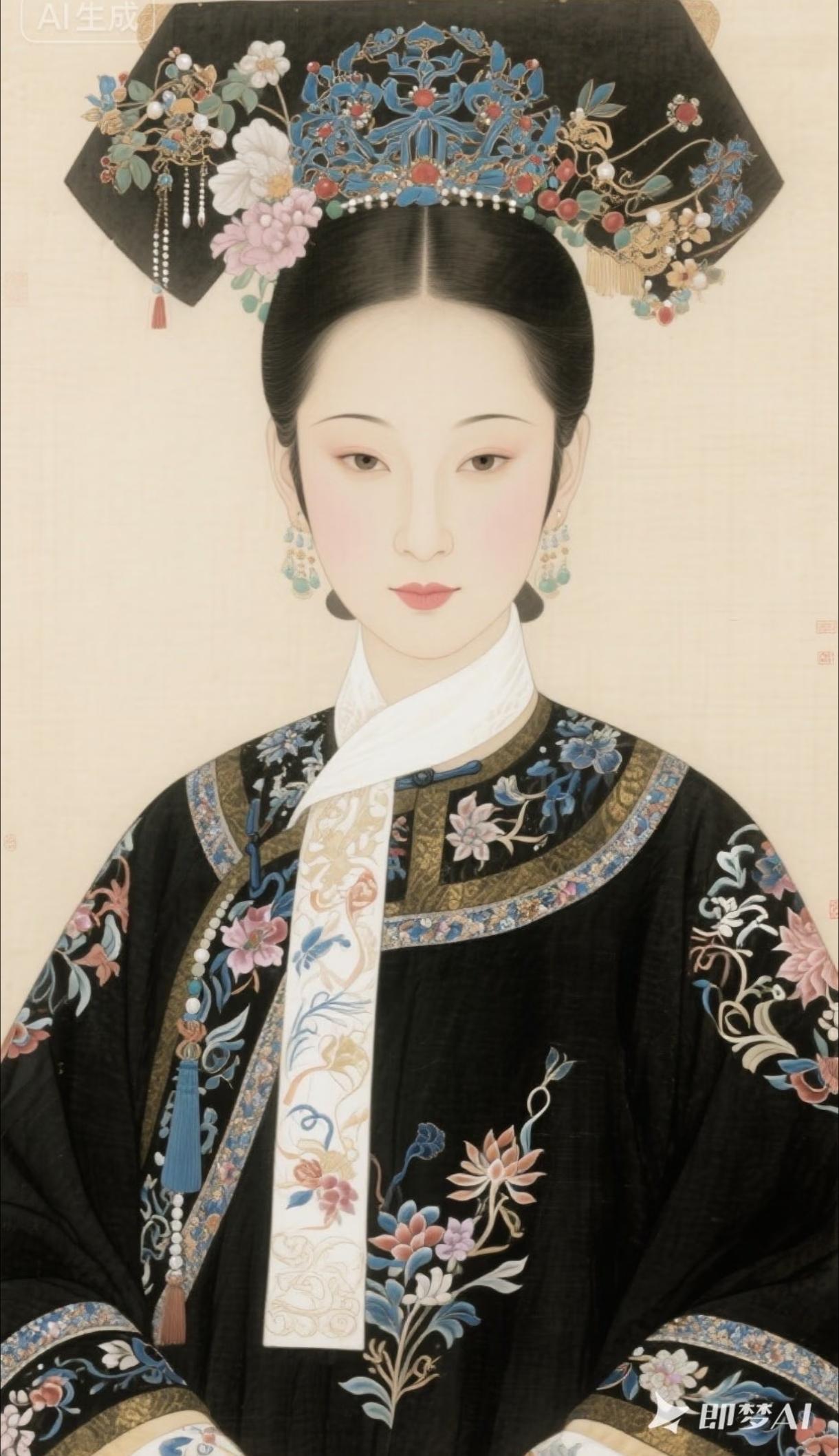 公元1765年，乾隆第四次南巡路上，皇后那拉氏一气之下，剪断头发。这在满人里是天