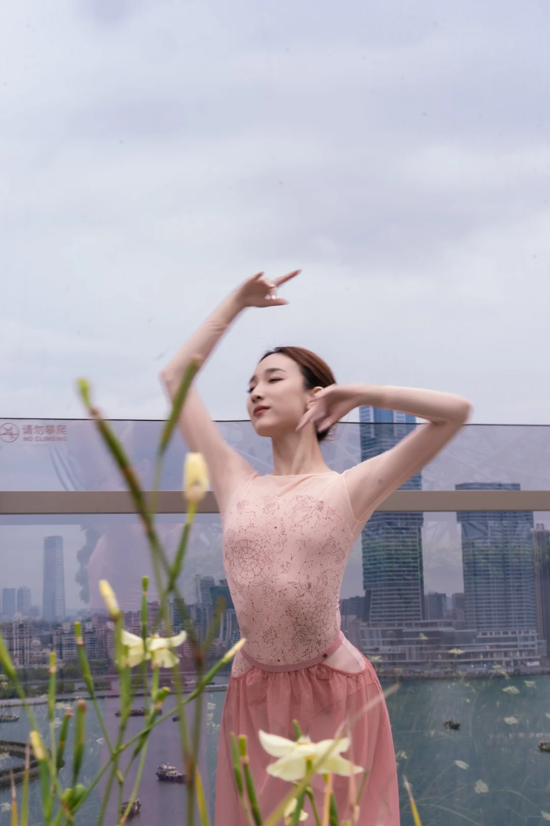 虽然阴天☁️ 但春天总是很美丽