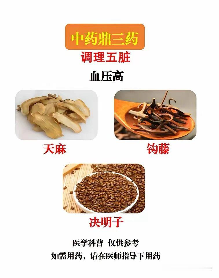 中药鼎三药，作用大！