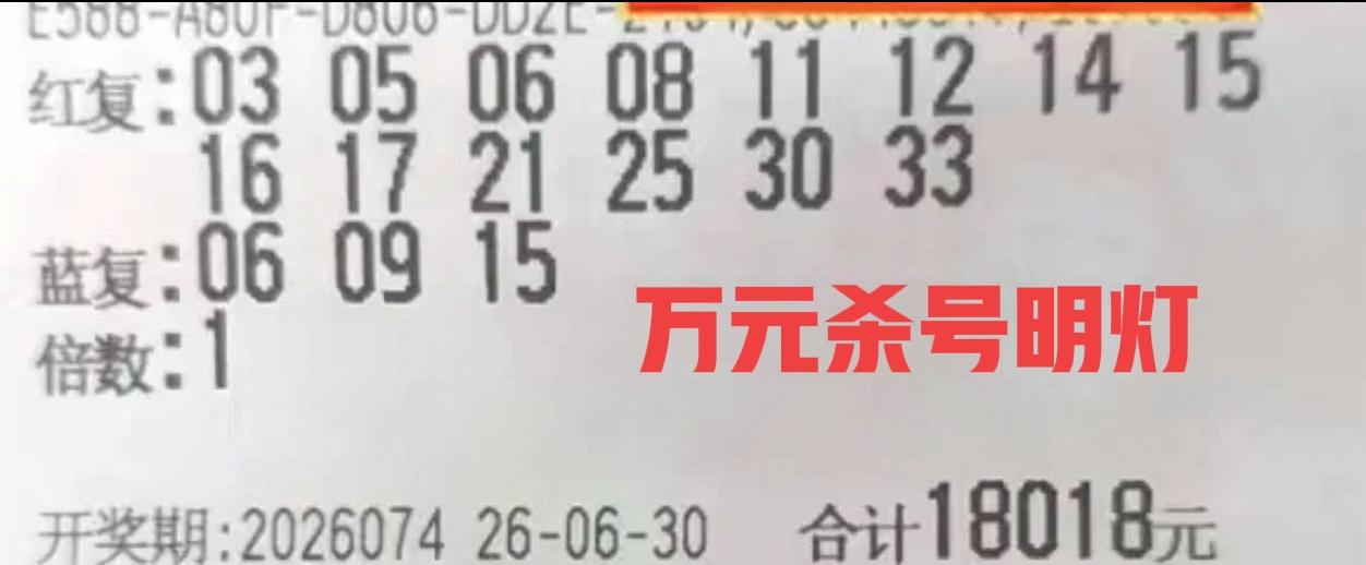 万元杀号明灯来袭！一来就来三张，看上去确实霸气。有一张是守号，继续坚守蓝号12，