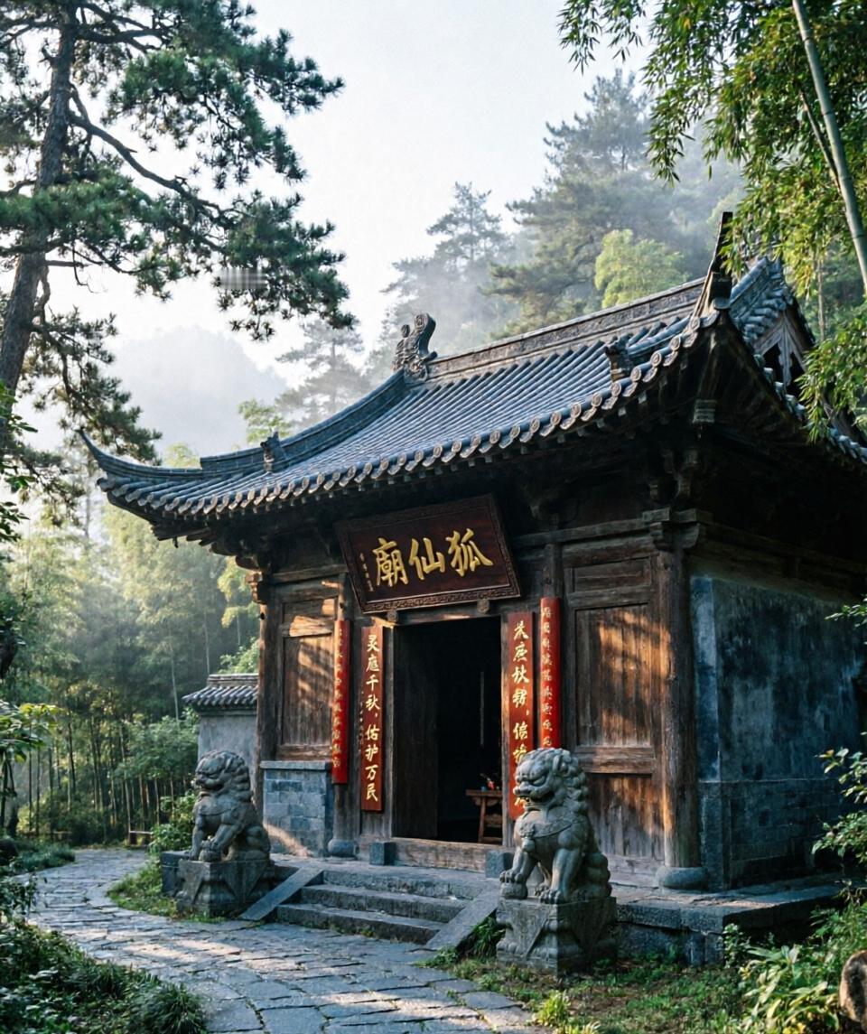 东北民间故事，狐仙庙长白山脚下有个屯子叫靠山屯，屯东头荒了二