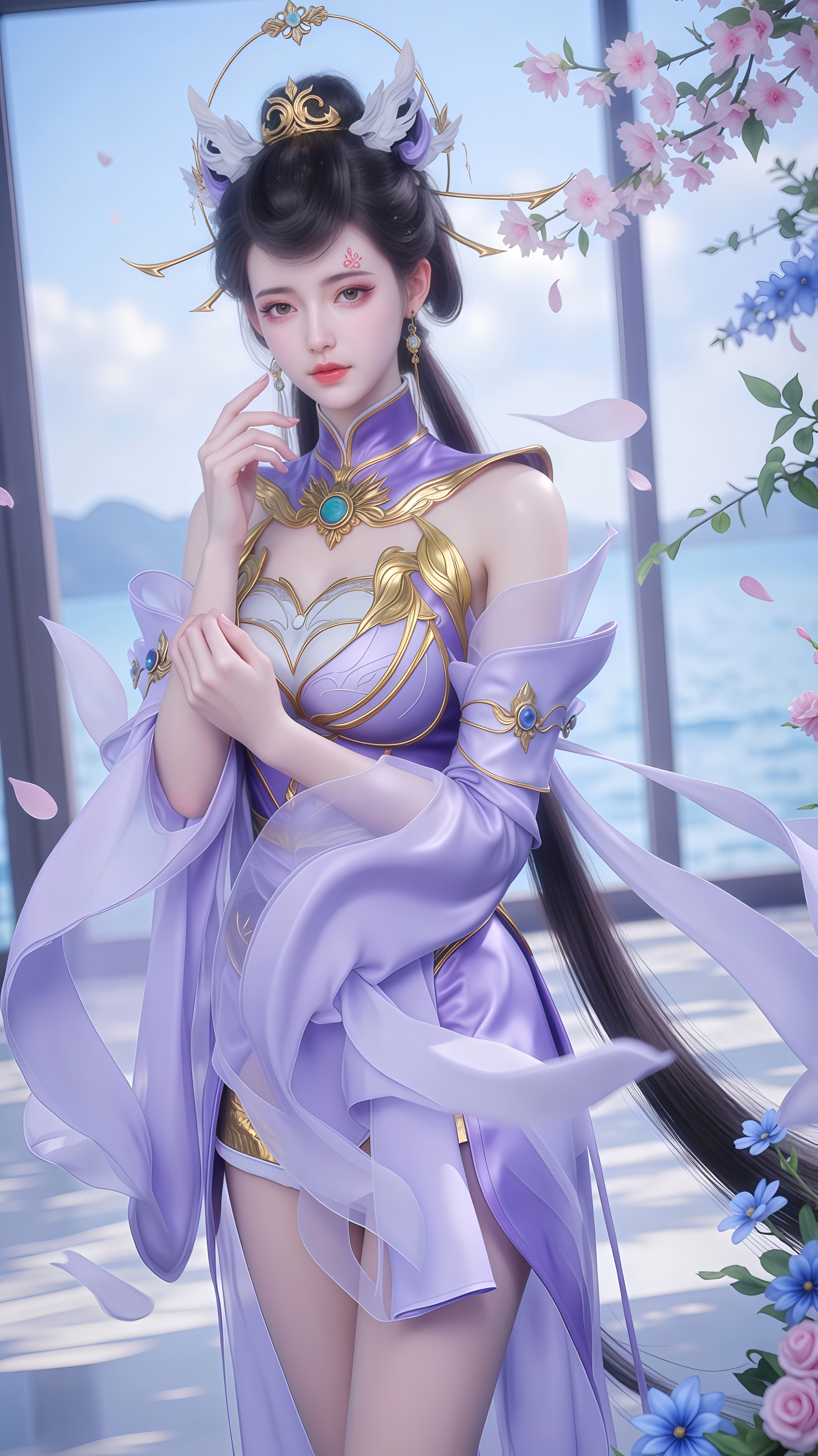 每日国漫女神推荐：师兄啊师兄小兰仙子壁纸，高颜值青丘美人！