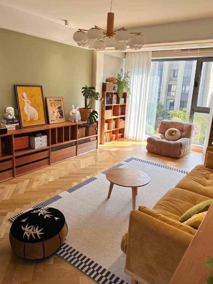 原木风的小两房，简单温馨