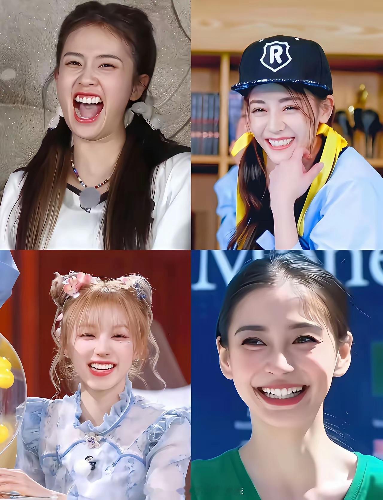 不知道啊，反正女神好像不会这么笑