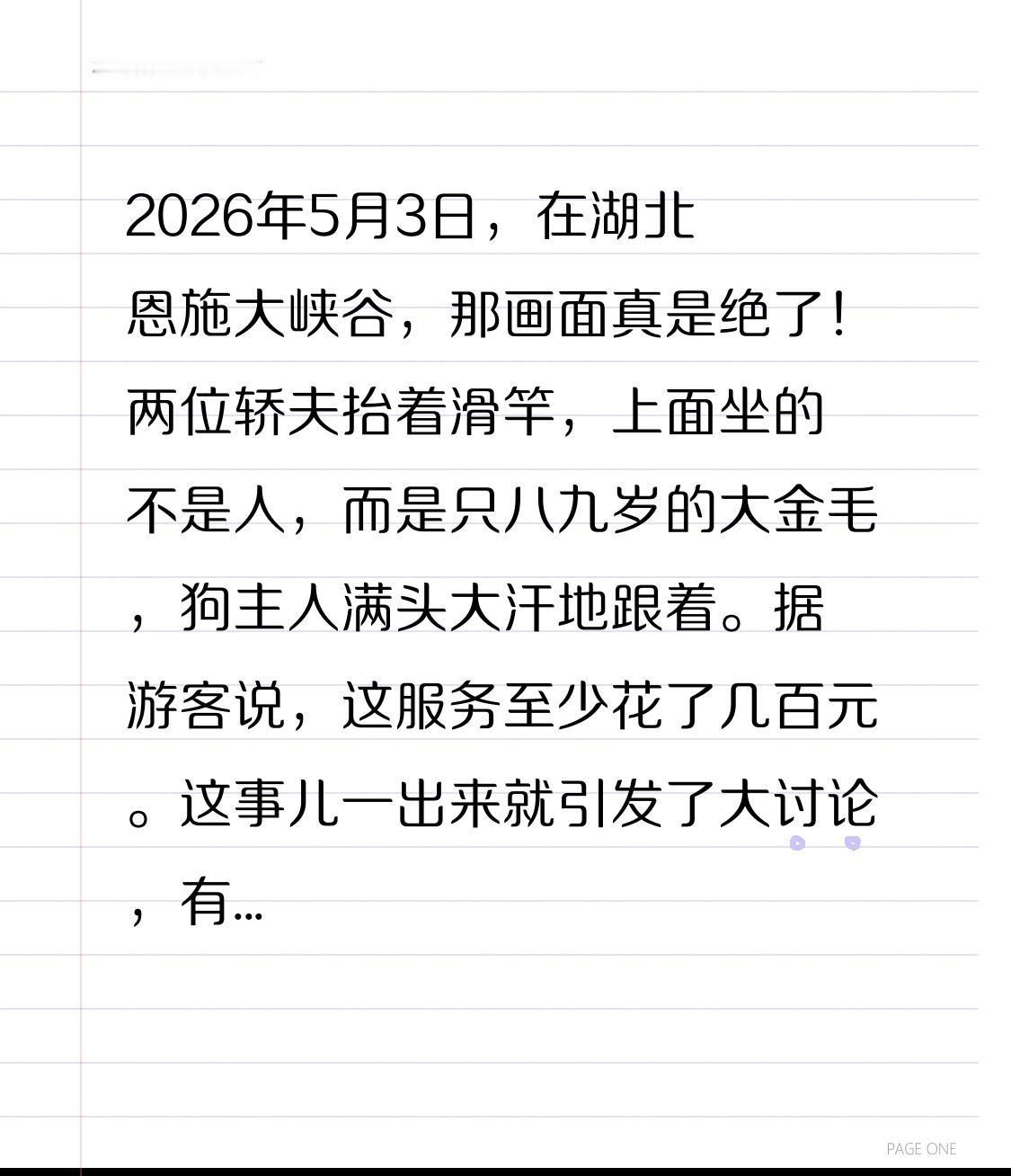 2026年5月3日，在湖北恩施大峡谷，那画面真是绝了！两位轿夫抬着滑竿，上面坐的