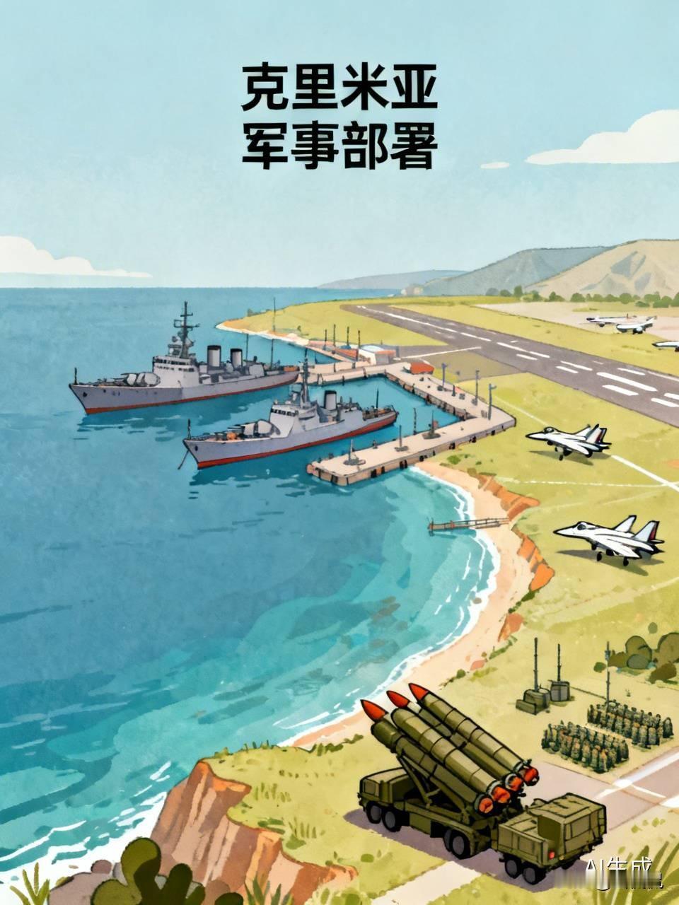 克里米亚这块地方，往好听了说是黑海的一块楔子，往实在了讲，就是俄军一个赌上全部的