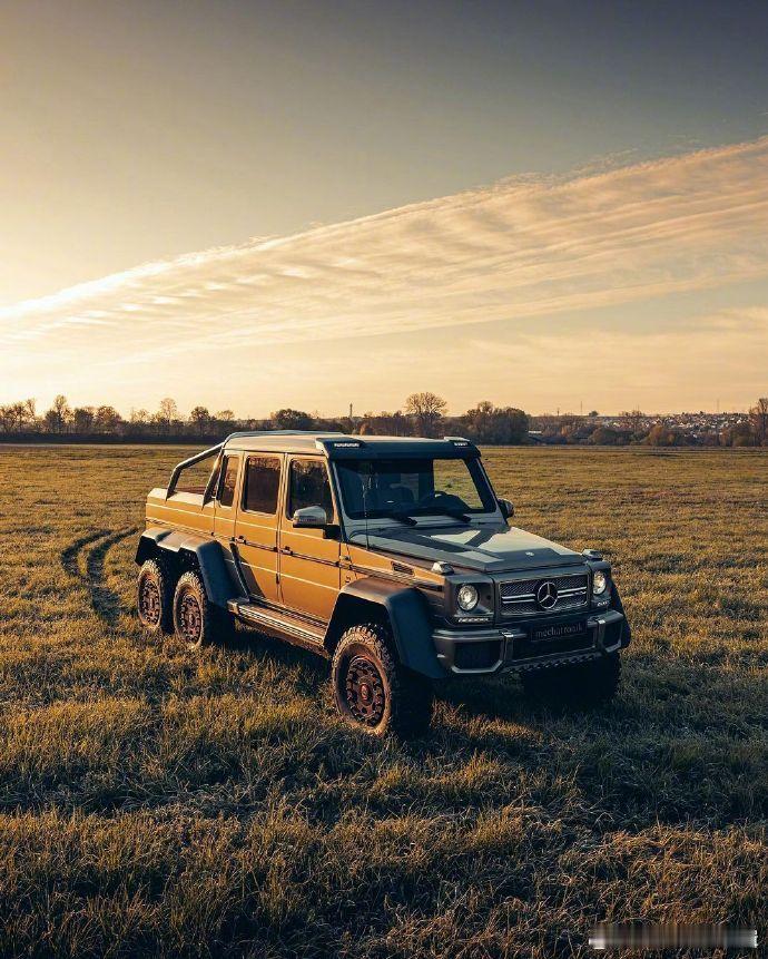 一枚猛兽G63AMG6x6，也太酷了！汽车