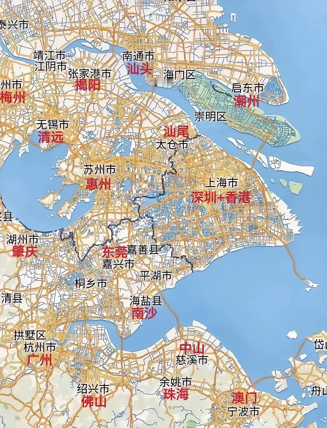 长三角🆚珠三角貌似旗鼓相当你觉得谁更强呢[灵光一闪
