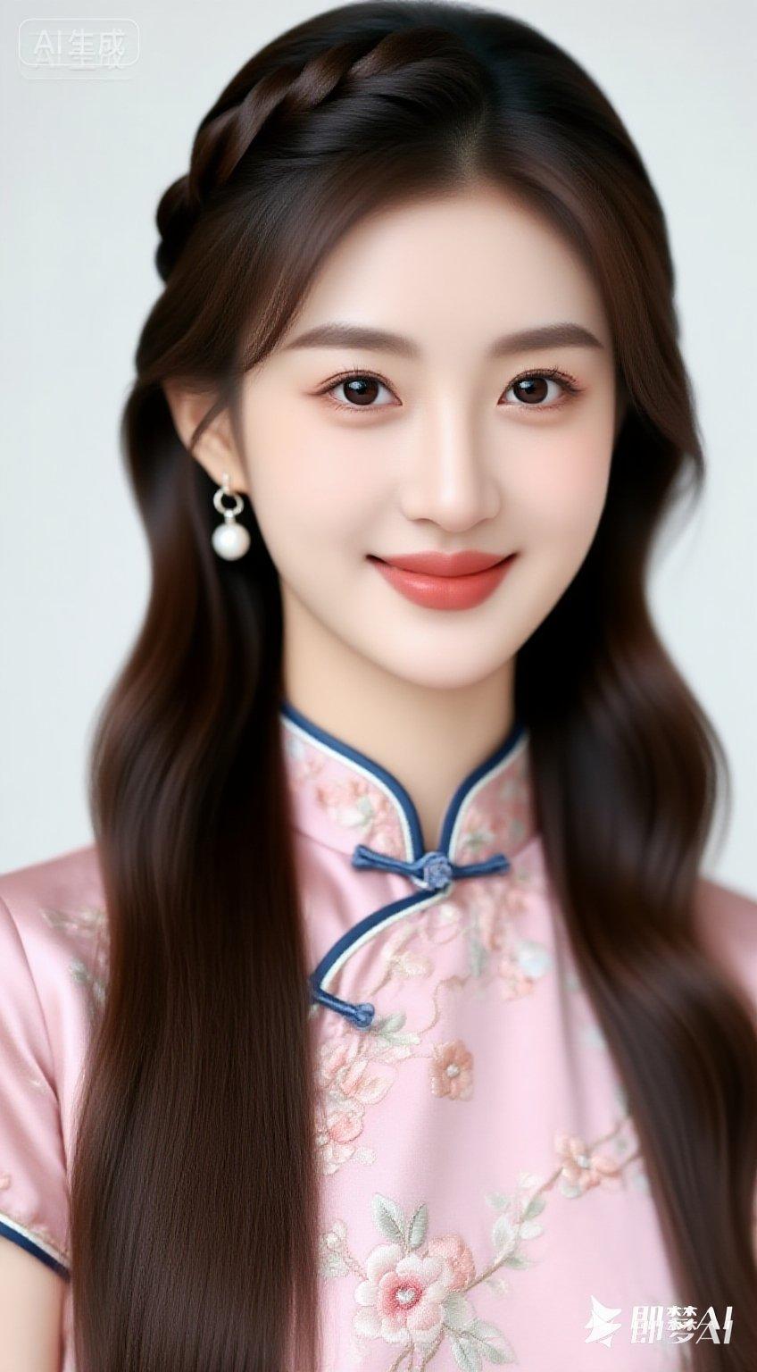 温柔古典的汉服少女，笑靥如花，美不胜收。