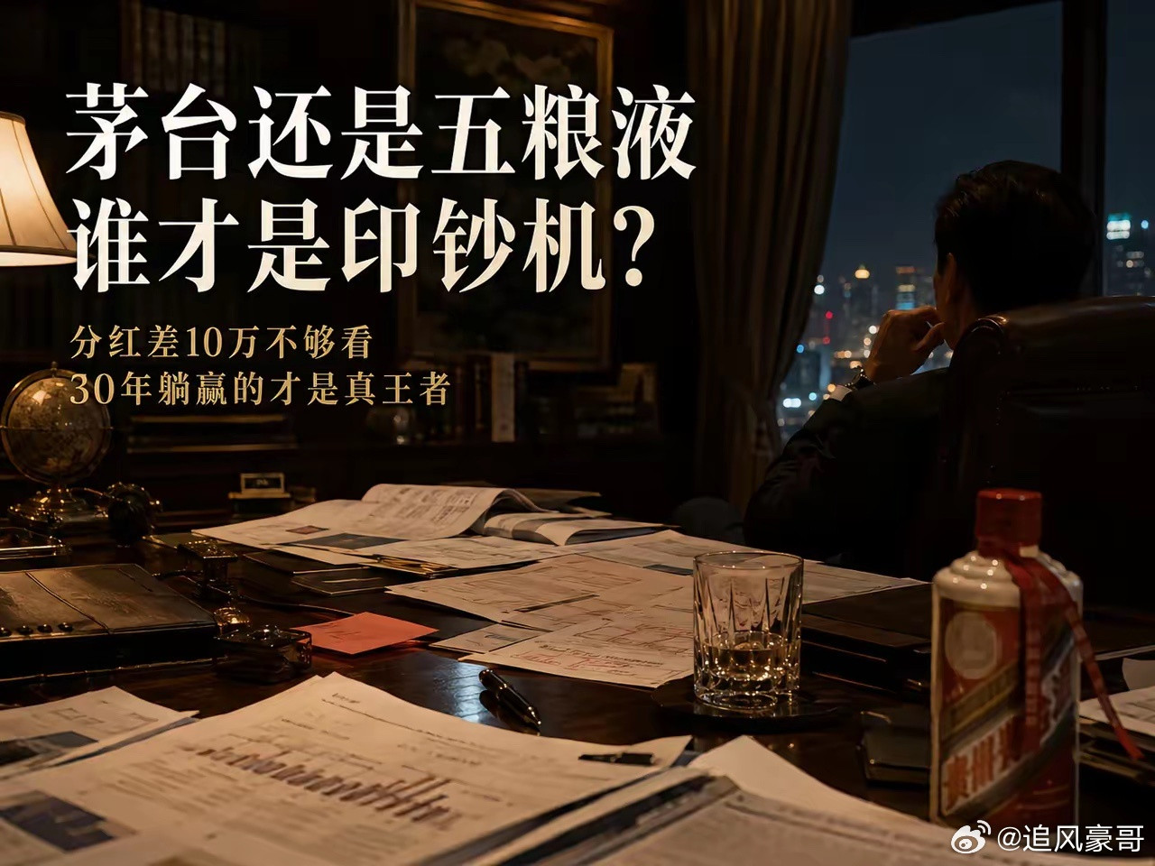 500万买茅台，一年分红19万；500万买五粮液，一年分红29万。光看这组数据，
