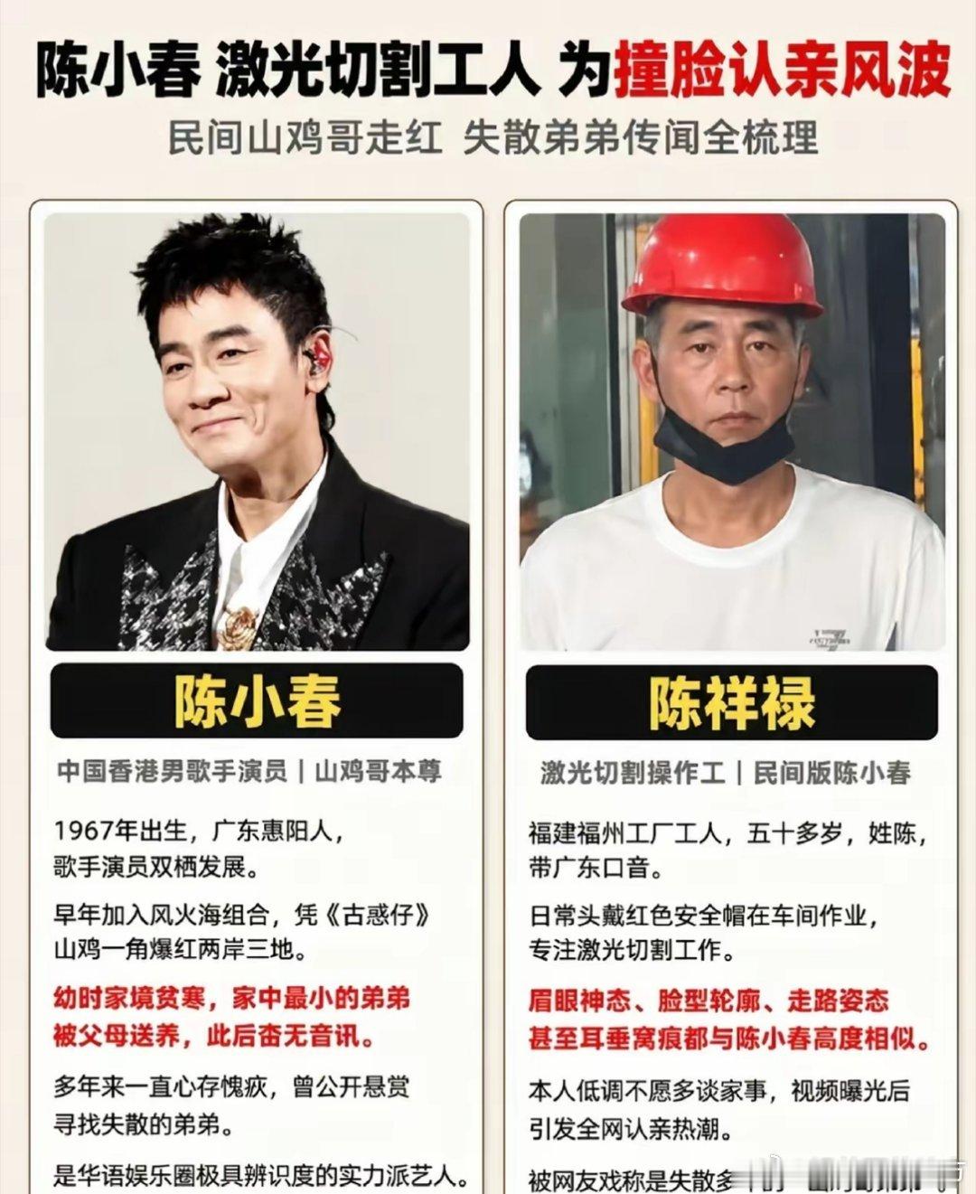 陈小春这件事儿我觉得有两个地方有点意思一、陈小春和当事人似乎都在回避这件事，陈小