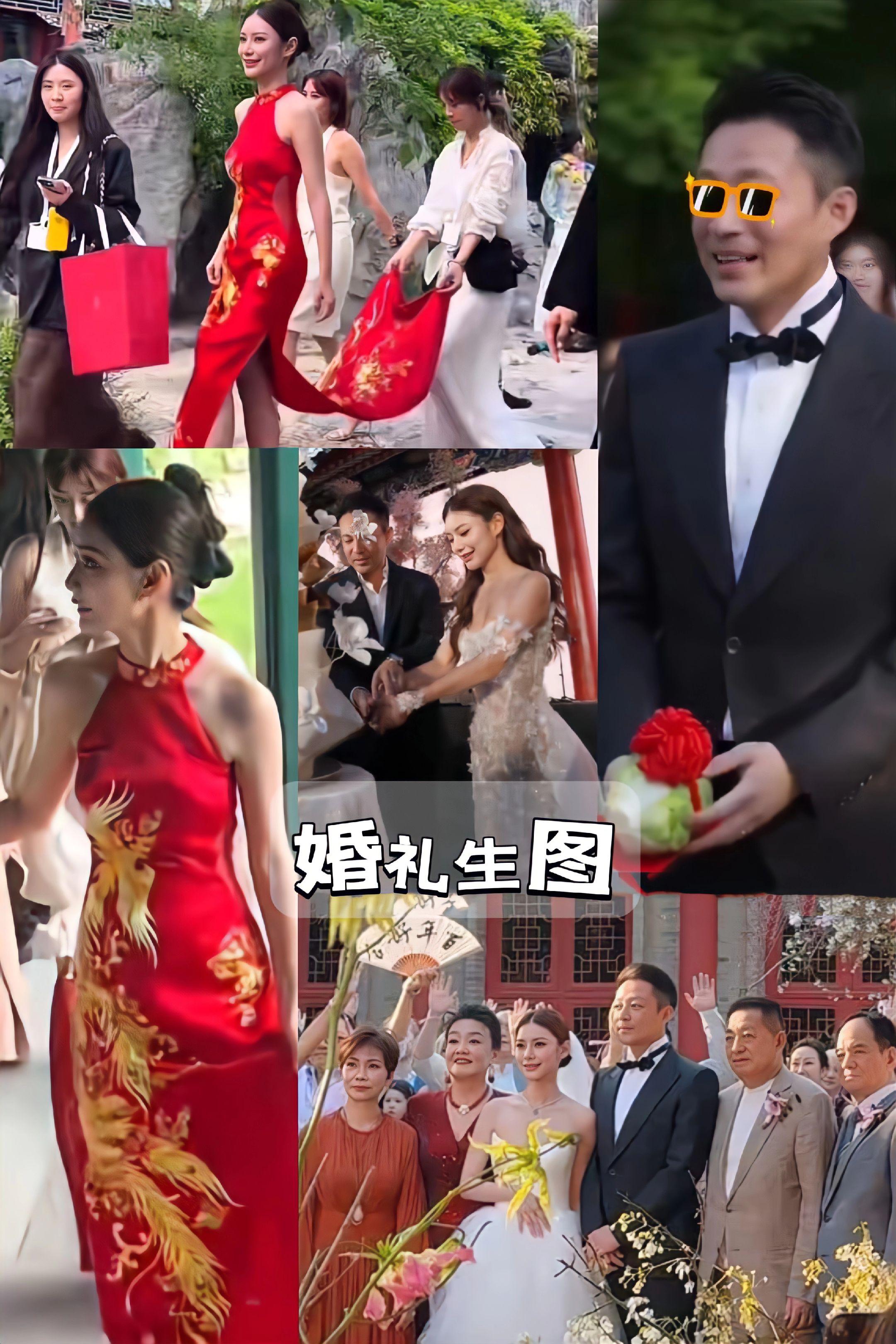 马筱梅婚礼生图公开。这体态很好了，随手拍也很美，闺蜜为了她从台北赶来参...