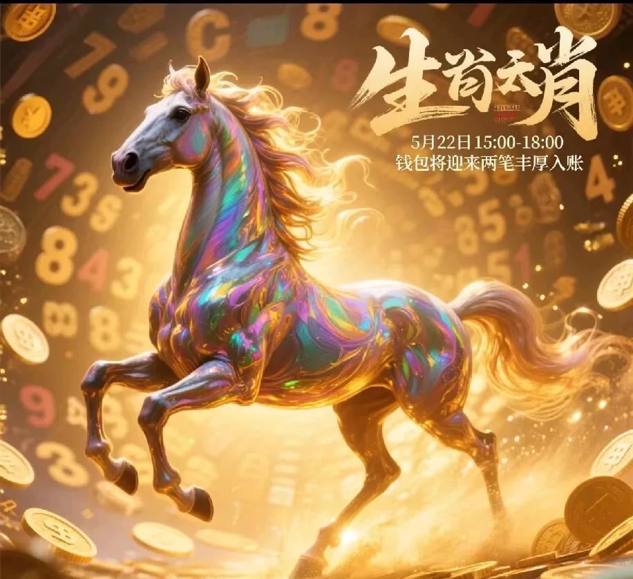 属马的朋友注意！财运暴击来袭！5月22日15:00-18:00，微信钱包将