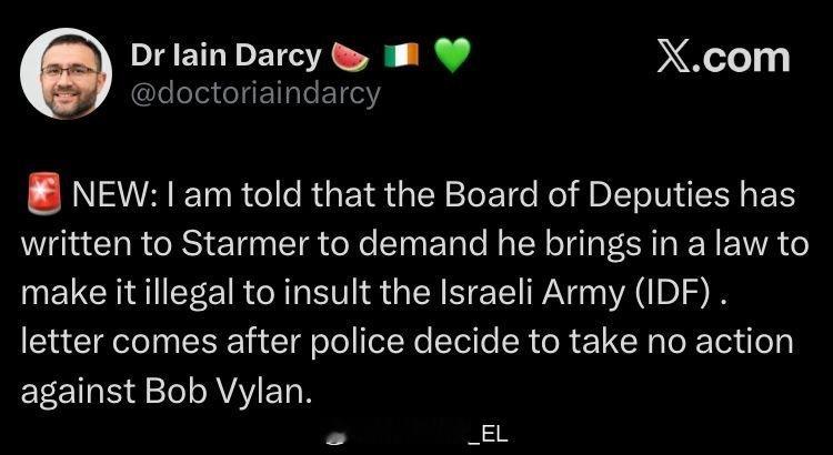 亲以色列的游说团体“英国犹太人代表委员会”正在英国推动新的立法，将批评以色列军方