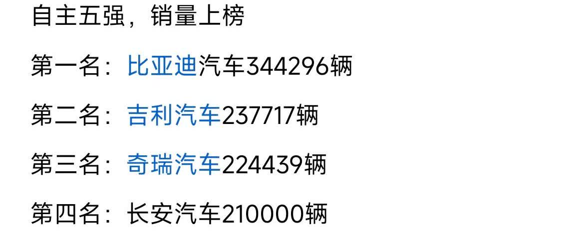 奇瑞国内销量为啥一直没有起色，7月22万销量，出口占一半，国内也就10万出头，奇