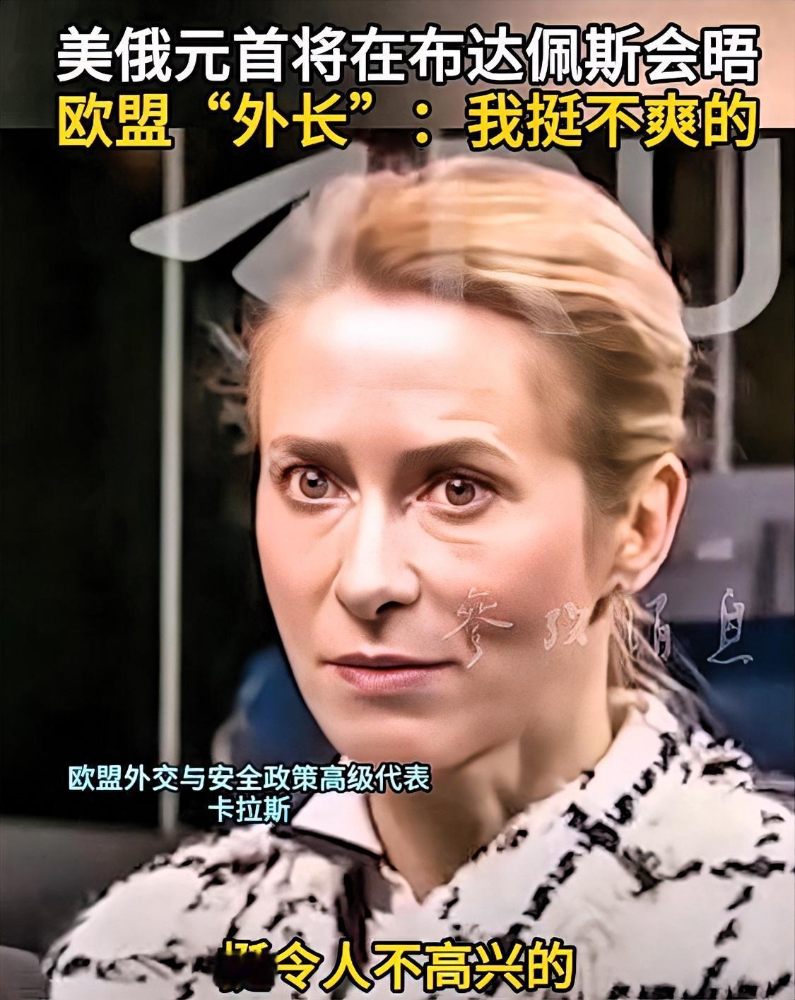 欧盟外长对特普会地点放在匈牙利很不高兴，但也只能独自生闷气。而卡拉斯之所以不高