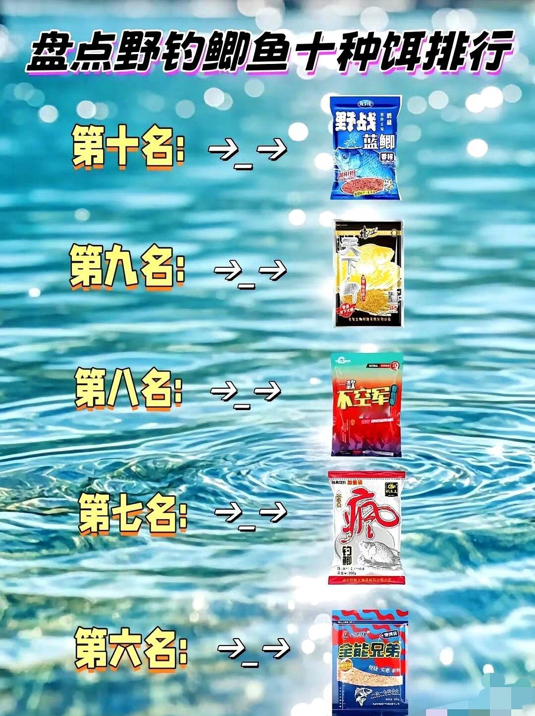 冬季野钓鲫鱼饵料排行榜。我这刚刷到这个榜单，心里就咯噔一下。他把