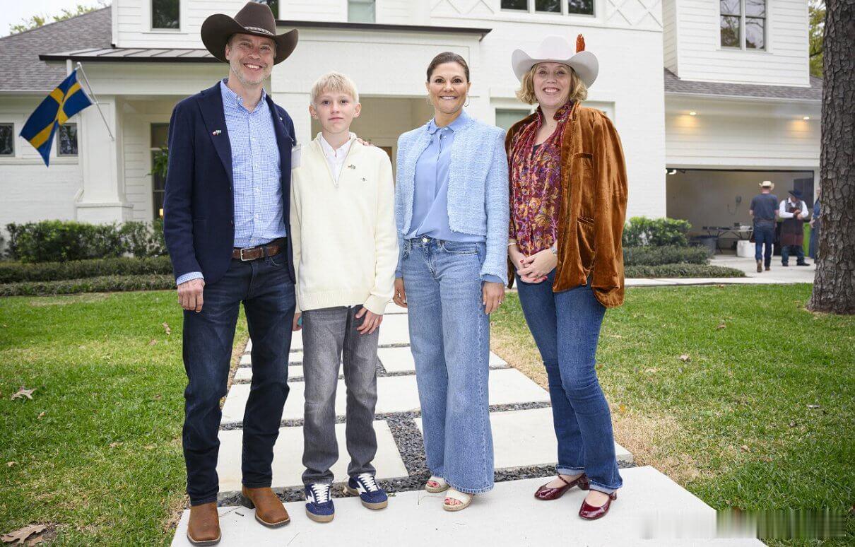 新闻2026.3.17瑞典女王储维多利亚工作访问美国Day1，先访问休斯顿