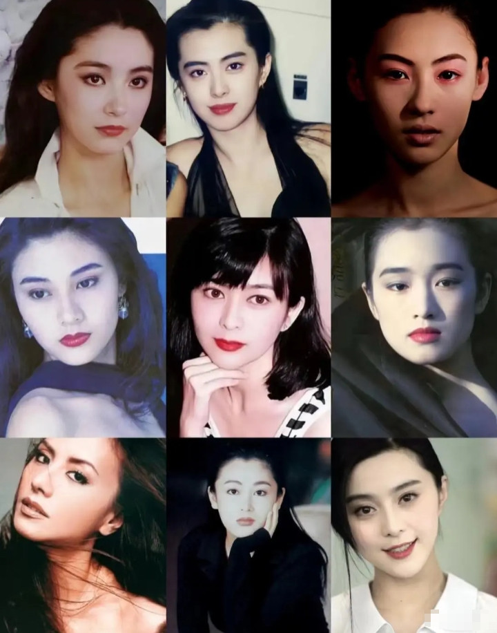 只看这一张图，九位大美女谁最美？