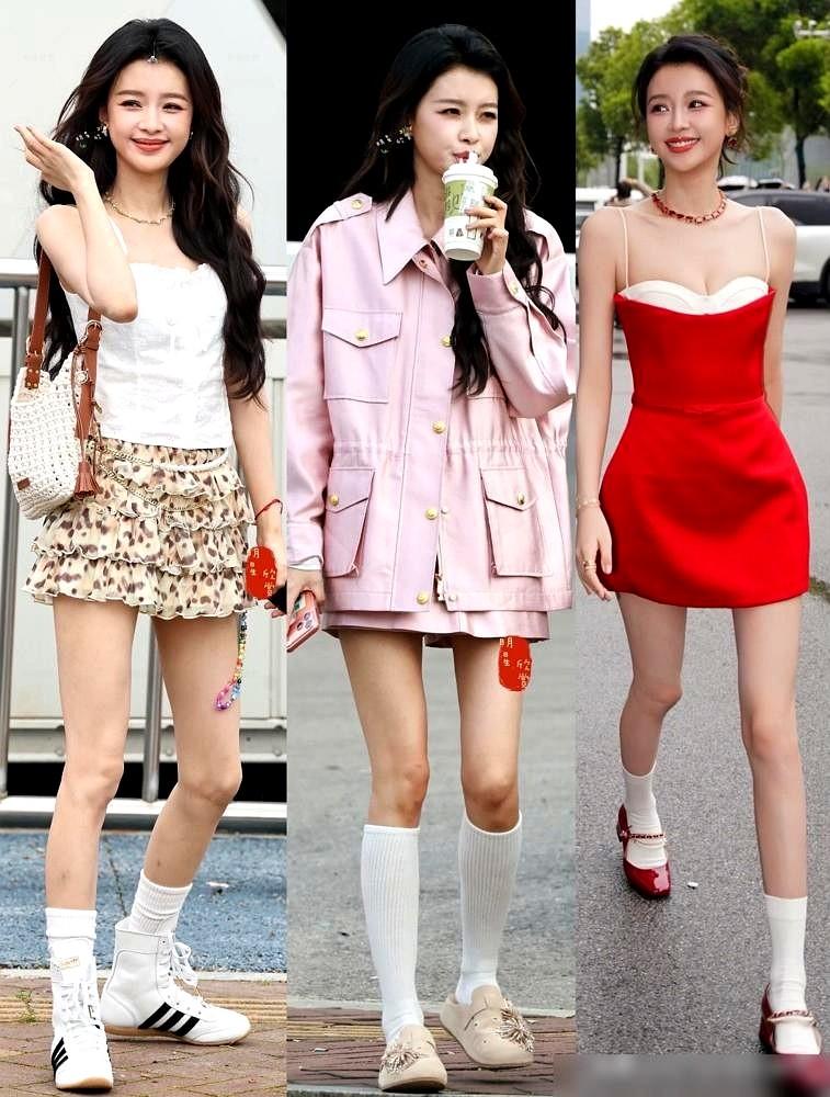 看着台上的孙怡，我突然有点心酸。以前总以为她穿超短裙是爱美，现在才懂，那都是成