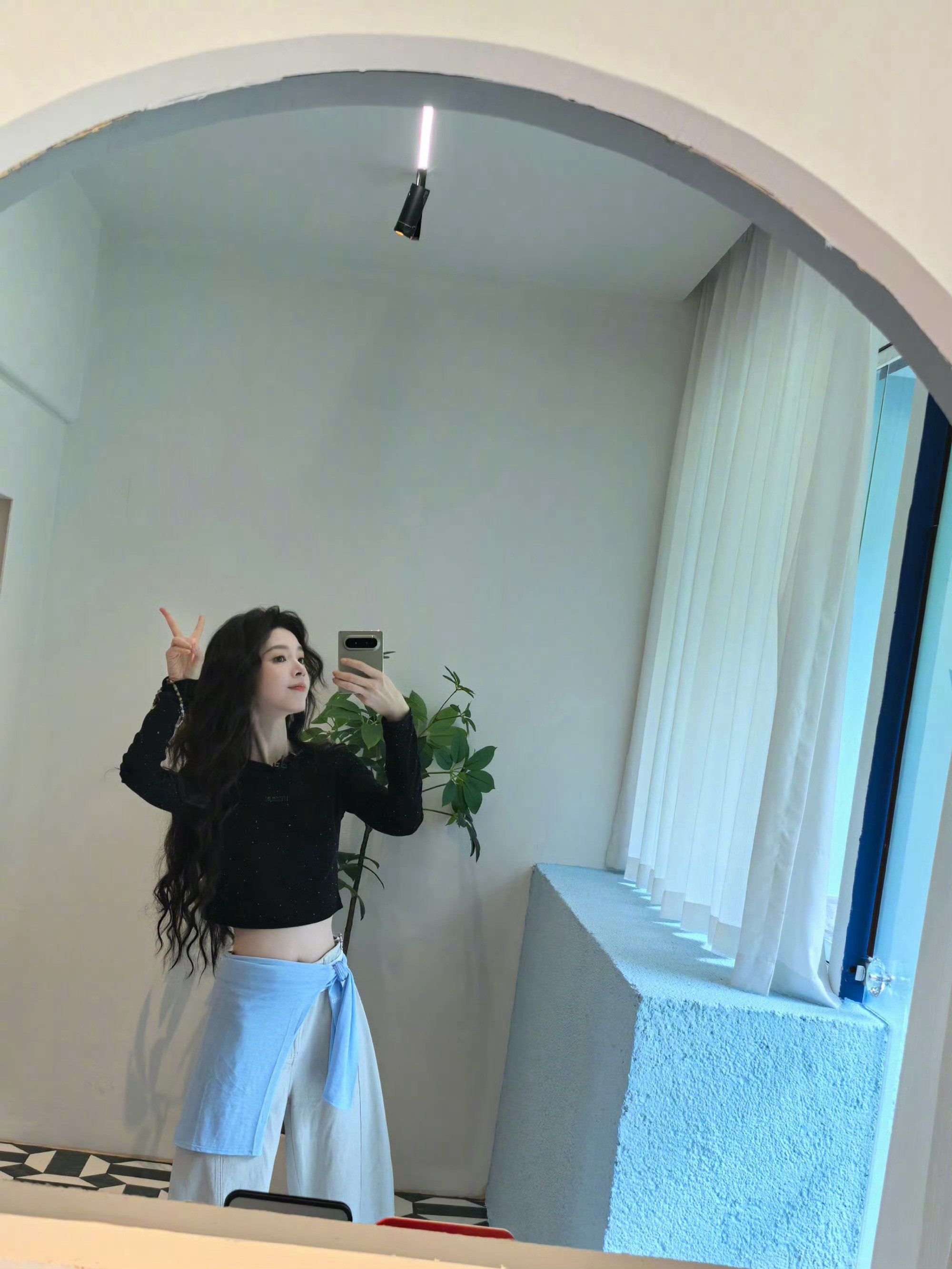六一收获了陈瑶的6张自拍瑶妹儿如此美萌，好看爱看请多拍陈瑶自拍进步了好多