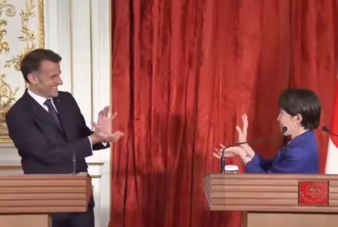 高市早苗又火了！4月1号，法国总统马克龙到访日本，本来是一场严肃的外交活动，