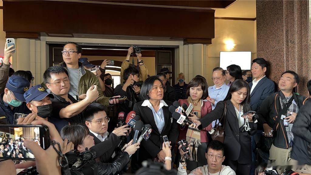 绿委串掇数百助理到立法机构“抗争”陈玉珍提案，陈玉珍正面回应却被呛讲“干话”，陈