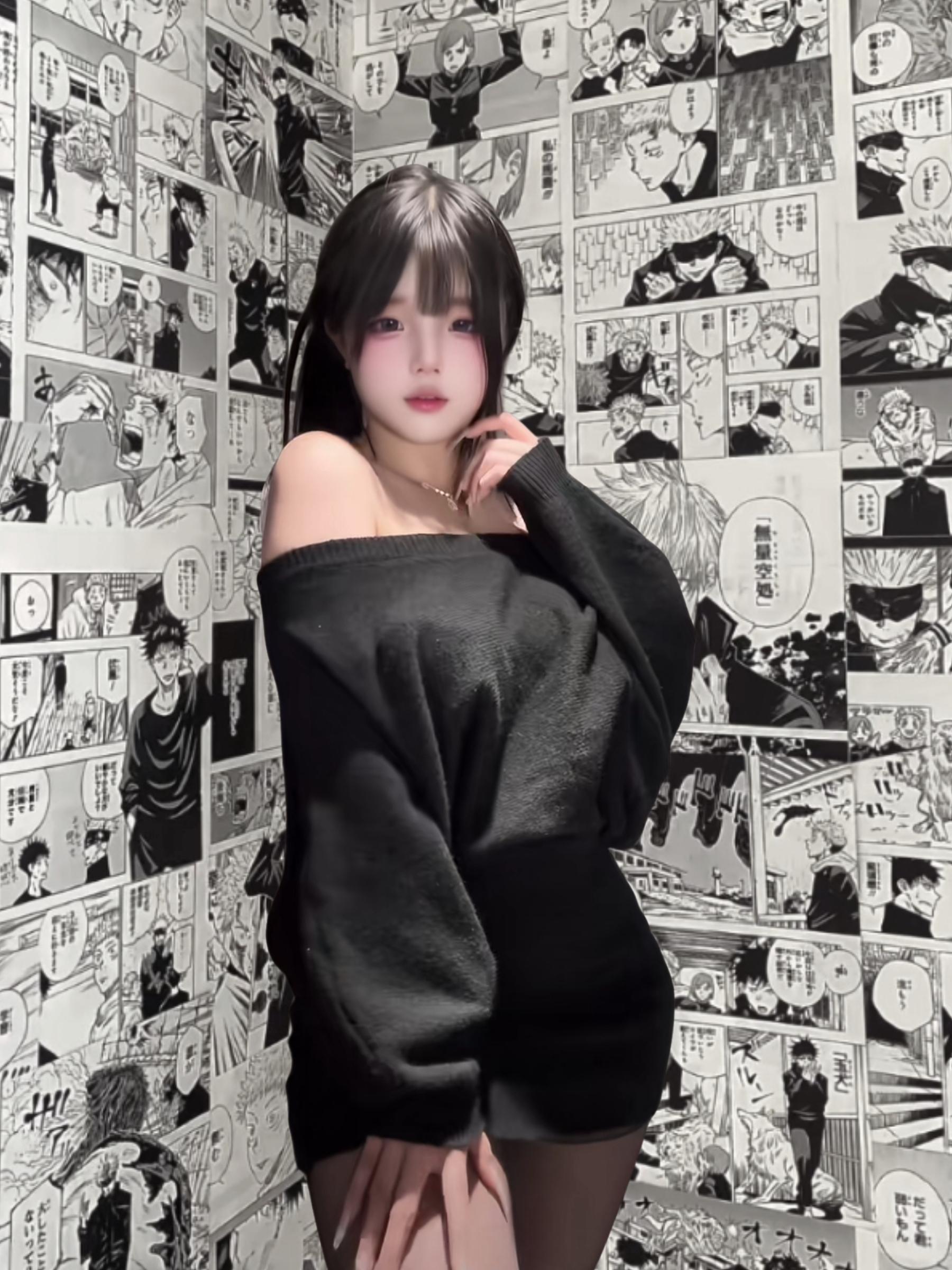 谁许愿圣诞节要一个甜妹我差点被套袜子里带走！！