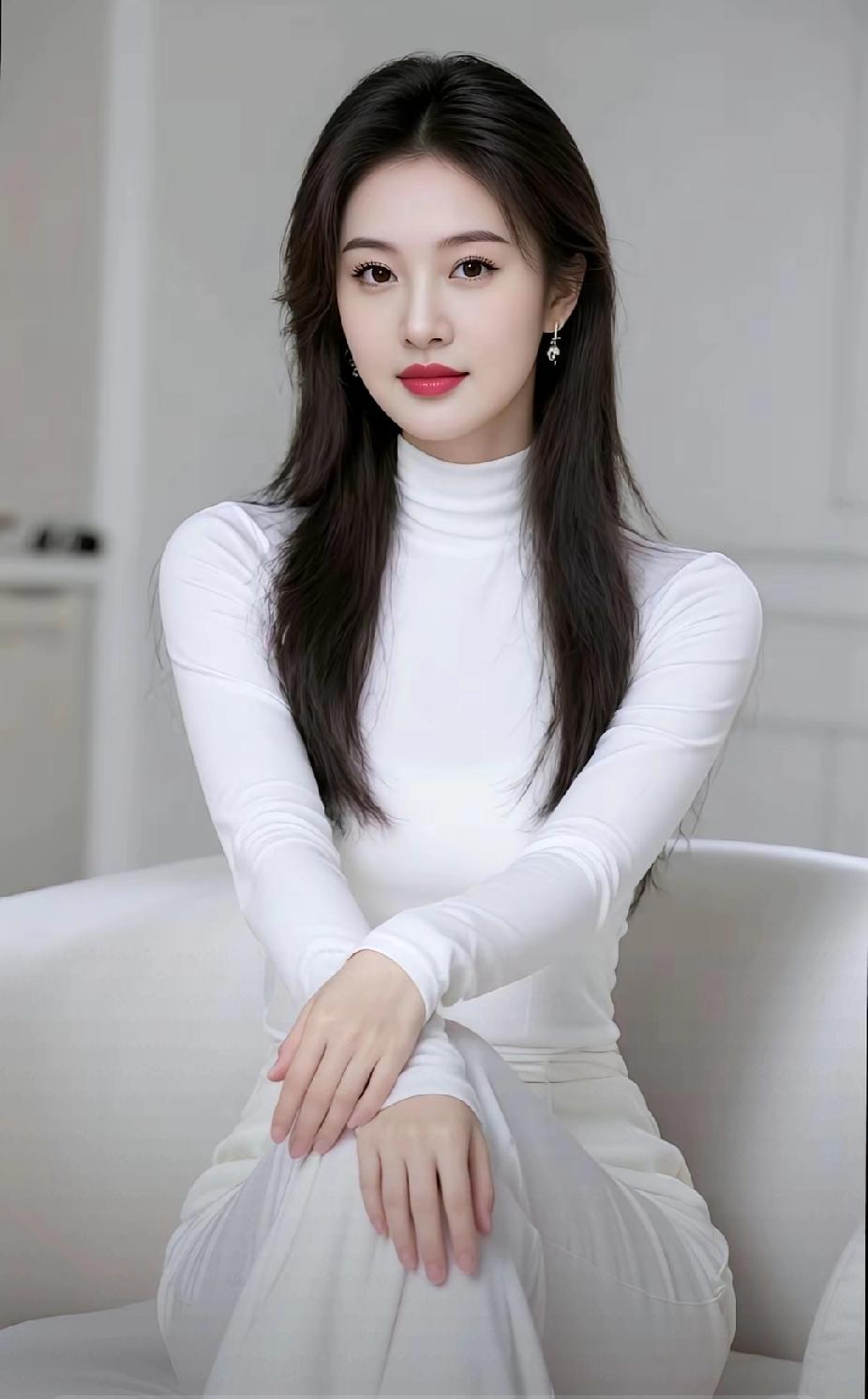 优雅白裙，清新自然，气质满分！