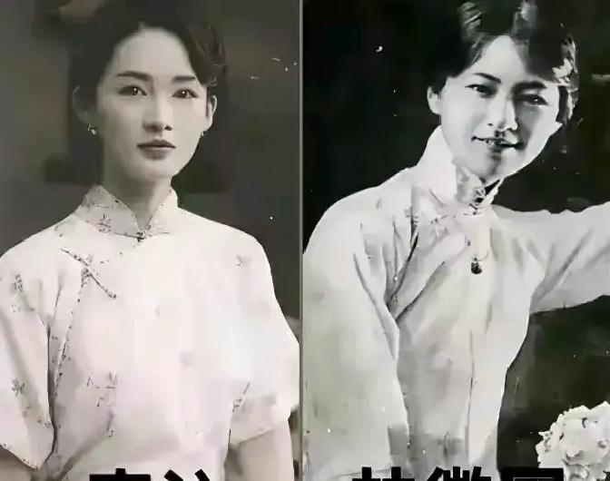 演林徽因，难的不是脸清华最新公开的手稿里，她的钢笔字和建筑图叠在一起，诗在