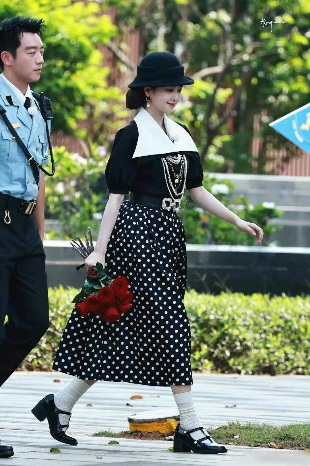 白鹿留洋大小姐造型好顶啊，这个造型真的没话说，漂亮。