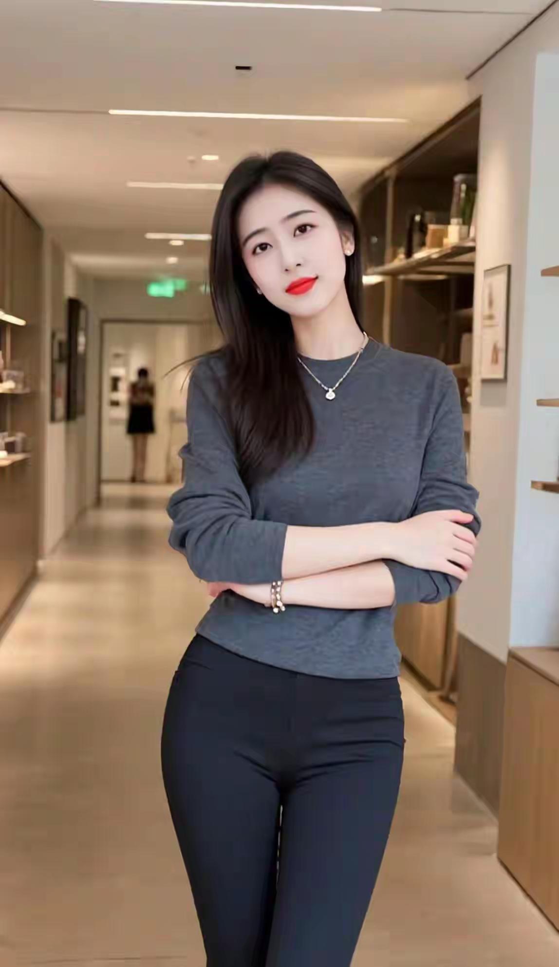 都市时尚女郎，自信满满，走在潮流前线！