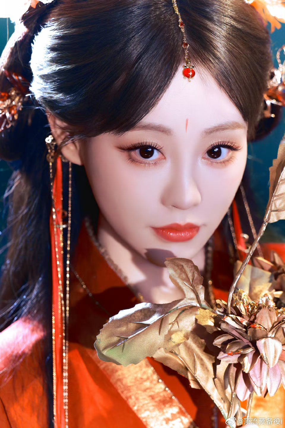 祝绪丹有点太适合拍写真了红衣纱账简直幻视亡国公主👸🏻明媚的忧伤[