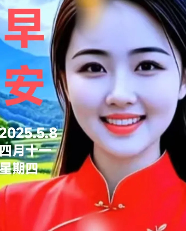 今天5月8日，农历四月十一，星期四。四月芳菲未尽，五月温暖如初，玉堂吉星高照，时