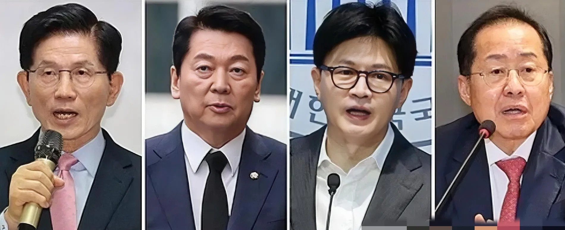 韩国政坛大戏谁能演主角四个政客装好人谁信啊