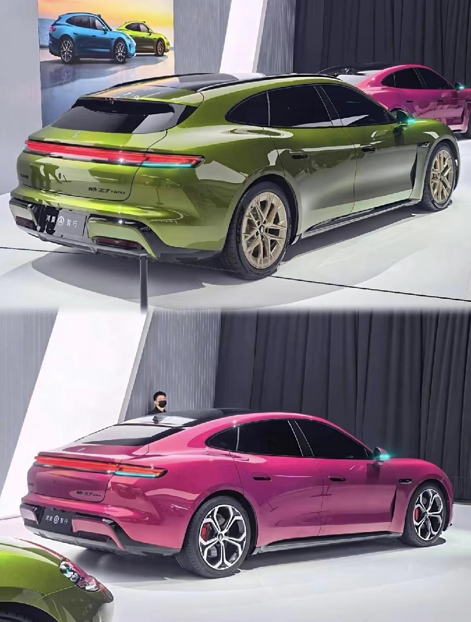 尚界Z7和Z7T实车颜值太帅！销量稳了！如果自己整个21寸轮胎颜值还能再上