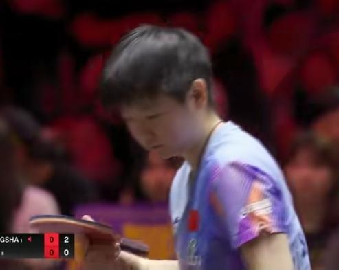 恭喜孙颖莎4-1战胜陈熠，成功挺进WTT新加坡大满贯女单决赛！整场比赛莎莎状态火