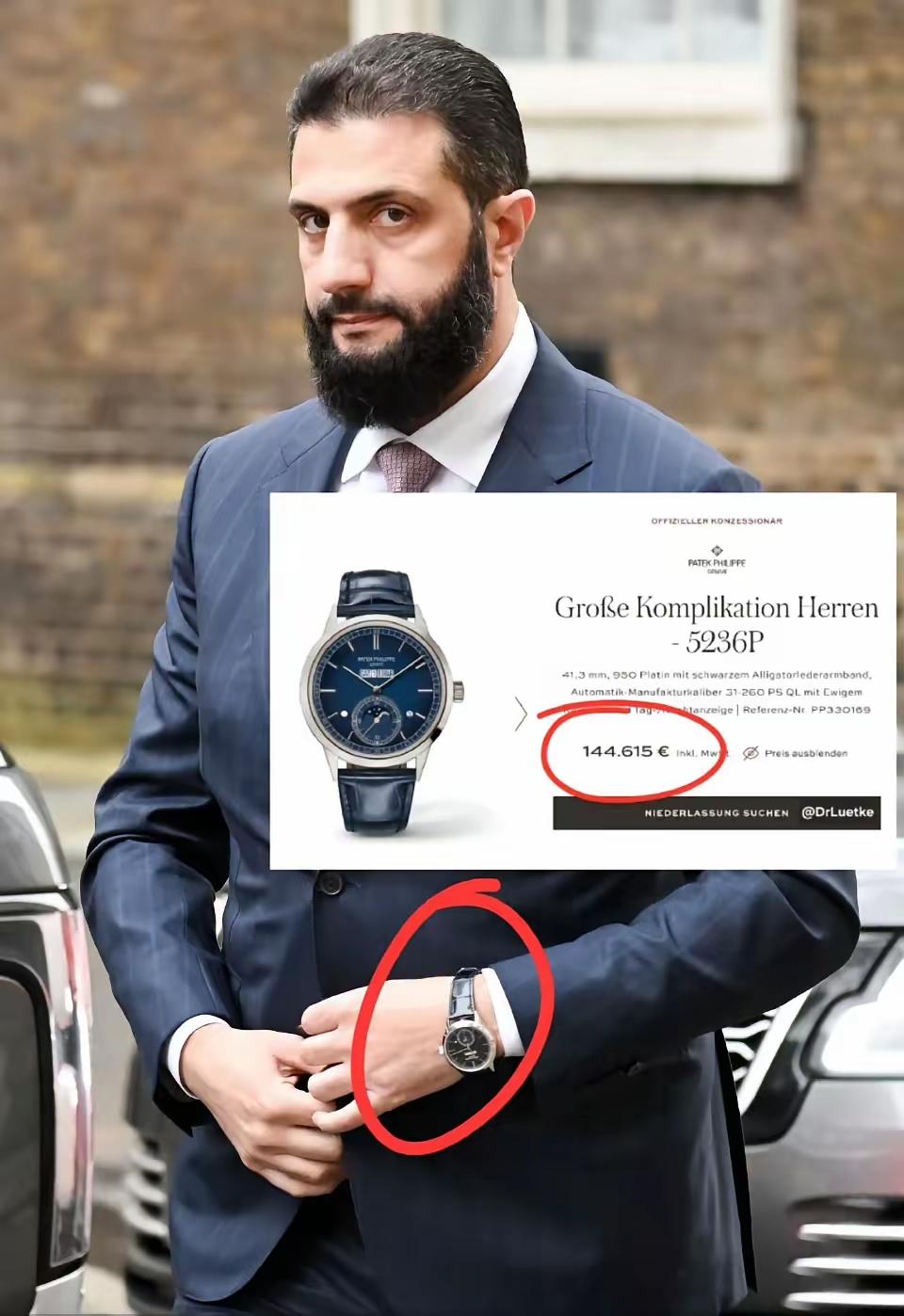 这就是叙利亚百姓过上了好日子，得到了一个翻版的洪森。不过朱拉尼这张相片美颜开的