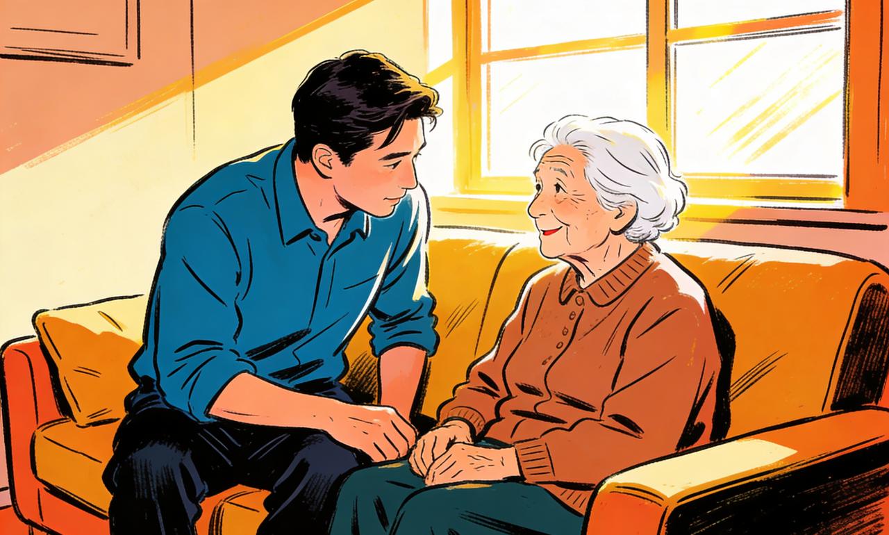 看完一篇中年人的养老两难，我眼眶发酸他退休后扛起照顾轻微老年痴呆母亲的担子，