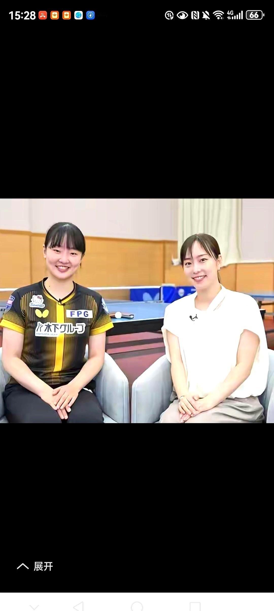 张本美和刚落地，面对家乡的镜头，第一句话就自己把自己的台子给拆了。横滨冠军赛的