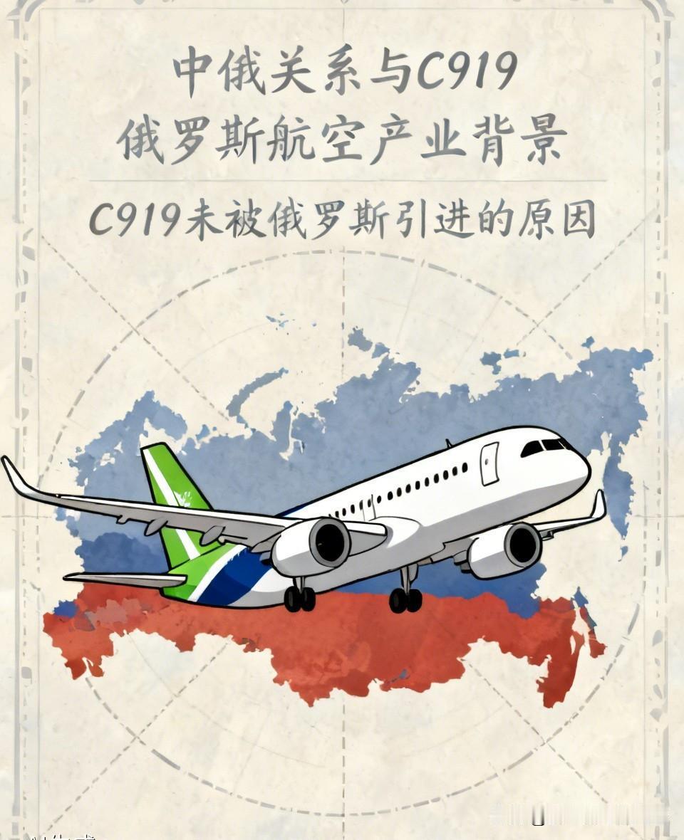 中俄关系这么好，俄罗斯为啥不引进C919？真实原因很现实中俄两国一直保持着