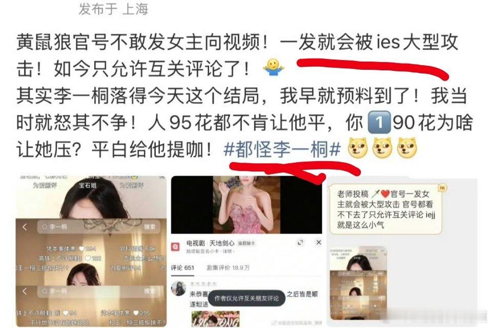 李一桐其实是很好的二番女主了，却被打压至此。结合第二张图来看，一骑绝尘的投票数量