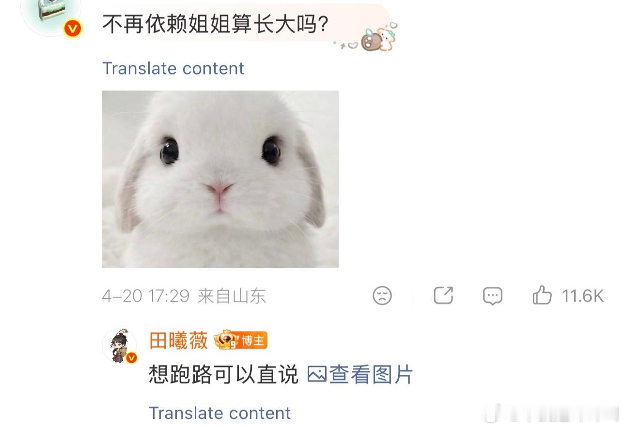 田曦薇想跑路可以直说蹲一个家薇线下reaction了